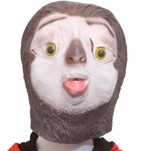 Máscara de Látex Divertida de Animales del Zodiaco, Cabeza de Caballo, Pez Verde, Orangután Lindo, para Niños, Accesorios para Representaciones de Halloween - Product Image 1