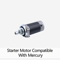 Moteur de démarrage hors-bord Mercury compatible avec les modèles 2 temps 35-300 CV et 4 temps 10-90 CV, diverses spécifications disponibles
