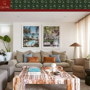 Roter Drachenjade-Marmor Couchtisch für Wohnzimmer Outdoor Maßgefertigter Polierter Naturstein Modernes Geometrisches Design - Product Image 4