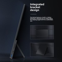Moniteur portable de 17,3 pouces, 144 Hz, panneau IPS haute définition, 1920x1080, temps de réponse de 30 ms, rétroéclairage LED, luminosité de 400 nits