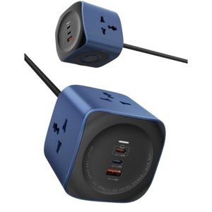 Regleta Universal con Puerto USB, 3 Tomas de Corriente, PD+QC 3.0 para Carga Rápida, 10A, Precio de Mayoreo - Product Image 1