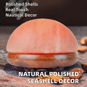 Lámpara de Sal del Himalaya Rosa de Cristal Khewra, Media Cúpula Pulida, Tacto Natural, Luz Decorativa de Piedra Natural para Relajación en el Hogar - Product Image 2