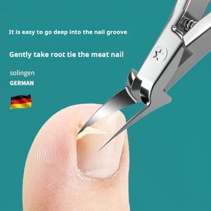 2025 yeni alman Zhuoqi tırnak makası Ultra keskin eğimli kenarları kırpma için paslanmaz çelik bıçak tırnak oluklar - Product Image 2