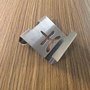Stainless Steel Door Hook Double Hook 1-3kg Load Capacity Removable No Drill Cabinet Drawer Storage Hook - Product Image 3