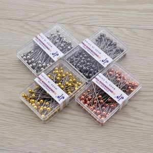 Vente en gros Nouveaux épingles à tête de perle de 38 mm, épingles de couture pour vêtements, accessoires de couture, épingles droites - Product Image 4