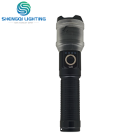 Lampe torche étanche IP65 en alliage d'aluminium, USB, lumière blanche froide 9000K, 1150LM, portée 400-500M, batterie 2200mAh, réversible, pour camping, 100+ modèles exclusifs