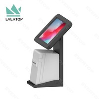 Stan kios Tablet LST21-P aman untuk stan Stan Stan Stan Stan Tablet POS Display meja dengan Printer ruangan kios ritel