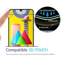Film de protection 3D pour samsung galaxy a41 a31 m21, pièces, en verre trempé, nouvelle collection d'usine