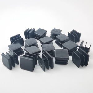 ปลอกปิดปลายท่อสี่เหลี่ยมขนาด 18 มม. ทำจากพลาสติก PE สำหรับขาเฟอร์นิเจอร์ ดีไซน์อุตสาหกรรม - Product Image 1