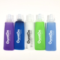 Sac à eau réutilisable écologique, conteneur d'hydratation pliable de 480 ml pour le sport