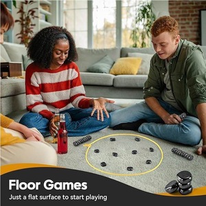 Juego de <span class=keywords><strong>Ajedrez</strong></span> Magnético con Cuerda Ajustable Mejorada y Piedras Magnéticas Grandes y Duraderas, Juego de Mesa Educativo - Product Image 6