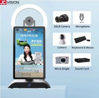 Réseau social Offre Spéciale JCVISION Dispositif vidéo 2K de 15.6 pouces Équipement de diffusion Machine de diffusion en direct tout-en-un