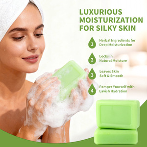 Savon artisanal à l'huile essentielle <span class=keywords><strong>d</strong></span>'arbre à thé avec base de savon pour le nettoyage du visage et du corps Combat l'acné Type de peau universel - Product Image 3