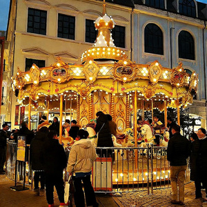 Manège de Noël en plein air sur le thème de Noël pour enfants, <span class=keywords><strong>parc</strong></span> d'attractions - Product Image 6