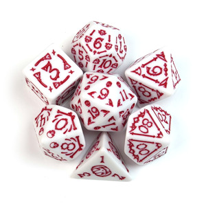 Offre Spéciale – Ensemble de dés polyédriques en acrylique avec perles et crânes pour Halloween, idéal pour les jeux de rôle et de société Dungeons and Dragons - Product Image 4