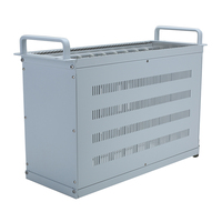 Boîtier de contrôle industriel 4U enfichable avec alimentation, couvercles amovibles, pour racks de test et serveurs en acier IP54