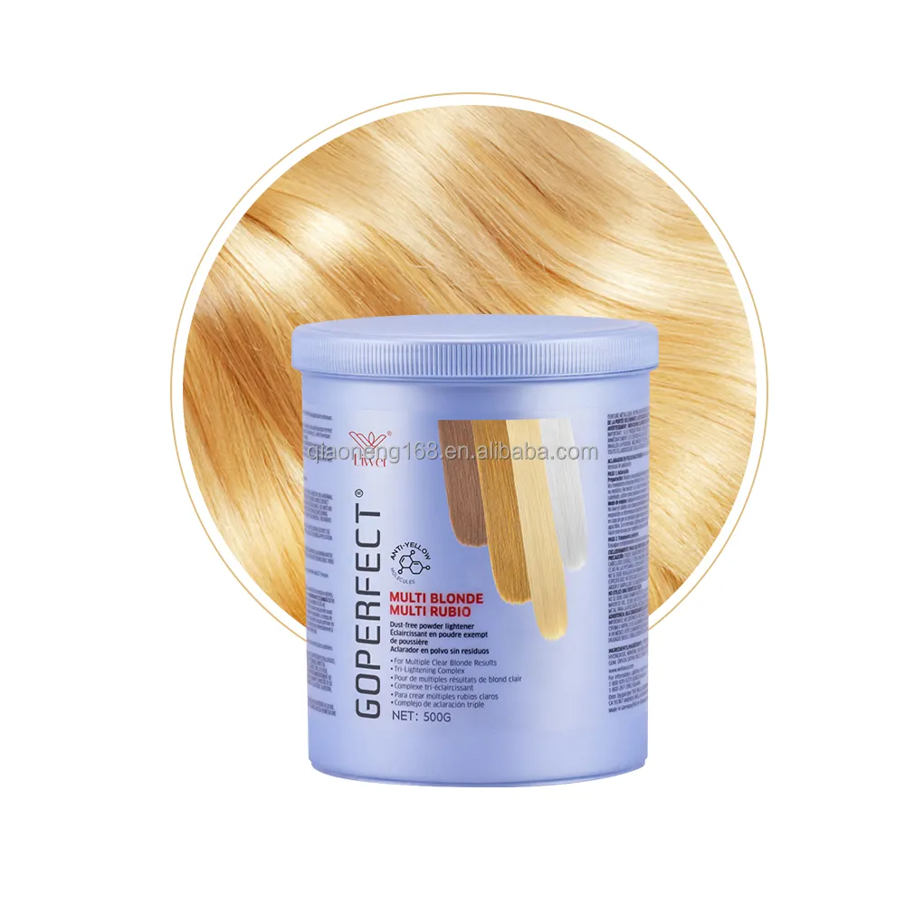 Haarbleichpulver professionelles Haarfarbwechselpulver organisches Haarbleichpulver natürliche Zutaten für den Salon 500 g