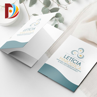 Porte-documents écologique A4 A5 avec logo personnalisé, poches et porte-cartes, dossier de présentation de bureau durable
