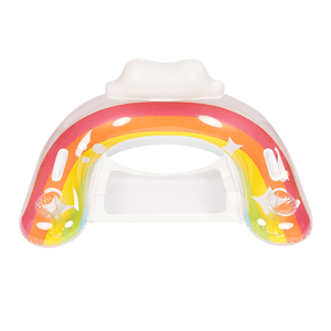 Rainbow Custom Adult &amp; Kids PVC Inflatable <strong>Pool</strong> <strong>Floats</strong> <strong>Chairs</strong> Swimming <strong>Pool</strong> <strong>Lounges</strong> Floating Hammock Fun Summer Water Party - Product Image 5