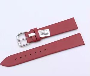 Bracelet unisexe en cuir véritable avec sangle fine, tissage uni, surface lisse et boucle à ardillon, bande respirante - Product Image 3