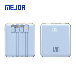 Nhỏ Powerbank 20000mAh sạc di động Type-C cáp 4 USB sạc nhanh 120 Wát Ultra Slim ngân hàng điện - Product Image 5