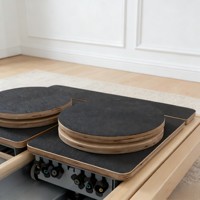 Échelle coulissante bidirectionnelle durable en bois d'érable, équipement de Pilates pour studio de yoga et fitness