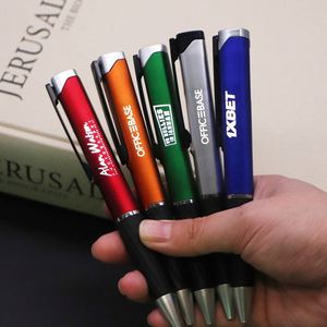 Stylos à bille lumineux en plastique personnalisables, écologiques, best-sellers, cadeaux promotionnels, fournitures de bureau, papeterie - Product Image 2