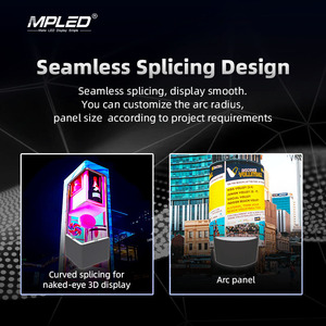 Mled ngoài trời LED màn hình quảng cáo dễ dàng để loại bỏ và cài đặt độ nét cao p2.85 P4 p6.25 LED hiển thị video tường giá - Product Image 4