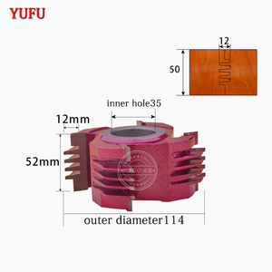 YUFU Customizable OEM Uncoated <b>Woodworking</b> Cutting <b>Tools</b> Finger Jointed Board Cutters Comb Teeth Tungsten Steel Alloy Mills - Product Image 5