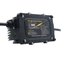Chargeur de batterie étanche Kopery, nouveau design, 48V 54V 57.6V 54.6V 12V 15A, pour voiturette de golf Club Car Crows Foot 48 volts