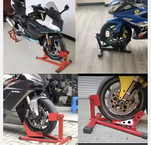 Soporte Universal <span class=keywords><strong>de</strong></span> Acero para Motocicleta, Soporte <span class=keywords><strong>de</strong></span> Elevación para Motocicleta, Soporte <span class=keywords><strong>de</strong></span> Paddock para <span class=keywords><strong>Rueda</strong></span> Delantera - Product Image 3