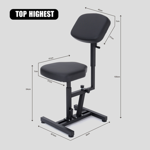 Silla Multifuncional para Salón de Tatuajes, Respaldo Ajustable, Estructura de Acero, Banco Elevador para Tatuajes, Muebles para Artistas del Tatuaje - Product Image 2