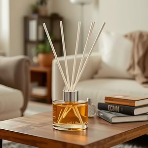 Difusor de Aromaterapia sin Fuego, Difusor de Varillas de Fibra en Botella de Vidrio, Difusor de Aceites Esenciales, Ambientador Seguro - Product Image 2