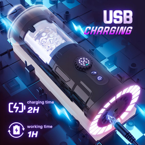 Masturbador Masculino Telescópico Automático con 9 Modos de Empuje y Rotación, Vagina de Bolsillo, Máquina de Sexo con Bomba de Pene y Pistón - Product Image 2