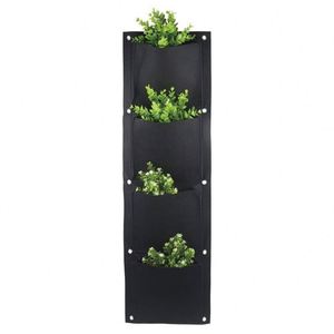 7 18 36 64 72 Pockets Living Wall Hanging Planter Grow Bags Felt Fabric Vertical Garden Supplier - Product Image 2