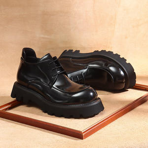 Bottes de cheville rétro pour homme 2025, style chevalier, marron, avec semelles épaisses et douces, pour printemps, automne/hiver, modèles de bottes longues - Product Image 3