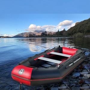 Juego de barco de pesca inflable Solar Marine para 4 personas, canoa de remo de 9,8 pies, capacidad de peso de 787lb, incluye <span class=keywords><strong>remos</strong></span> de aluminio de lujo - Product Image 2