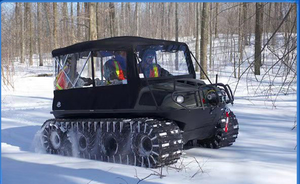 เรือกู้ภัยแบบลอยน้ำสำหรับขาย รถเอทีวีสะเทินน้ำสะเทินบก รถบรรทุกขนส่งฉุกเฉินแบบติดตั้งบนแทร็ก สำหรับการขนส่งพิเศษในพื้นที่ที่มีน้ำท่วม SL-8 - Product Image 5