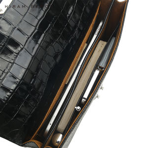 Hiram Beron イタリア製 ラップトップ ポートフォリオ バッグ デザイナー ブリーフケース メンズ レザー 卸売・OEM対応 - Product Image 5