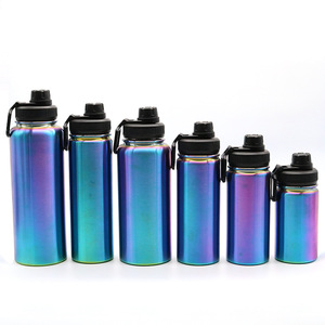 GZYSL Gourde isotherme à <span class=keywords><strong>double</strong></span> paroi 12oz 64oz en acier inoxydable – Isolation thermique 12-24 heures – Écologique – Design <span class=keywords><strong>vintage</strong></span> - Product Image 4