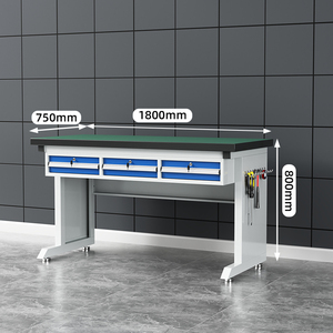 <span class=keywords><strong>Banco</strong></span> <span class=keywords><strong>de</strong></span> <span class=keywords><strong>Trabajo</strong></span> Resistente para Mecánicos, Mesa <span class=keywords><strong>de</strong></span> <span class=keywords><strong>Trabajo</strong></span> Antiestática <span class=keywords><strong>de</strong></span> Acero Inoxidable, Mesa <span class=keywords><strong>de</strong></span> Mantenimiento para Taller, Mesa <span class=keywords><strong>de</strong></span> Inspección con <span class=keywords><strong>2</strong></span> Cajones, 800 kg - Product Image 4