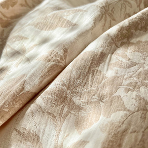 4-miếng thoáng khí 100% Cotton Floral <span class=keywords><strong>Jacquard</strong></span> sóng bedding Set thoải mái sợi-nhuộm <span class=keywords><strong>Jacquard</strong></span> Duvet cover Set cho nhà - Product Image 5