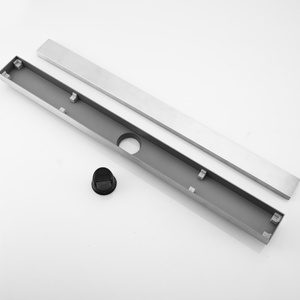 304 <span class=keywords><strong>scarico</strong></span> a pavimento a canale rettangolare Anti-zoccolo lineare lungo in acciaio inossidabile per uso commerciale - Product Image 2