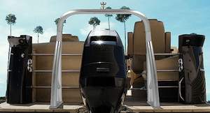 סקי מוט גרירה עבור סירות סירות-שחור, מלוטש, אלומיניום סקי מגדל - Product Image 6