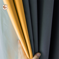 Cortina moderna de Color sólido para sala de estar, sombreado alto, ventanas
