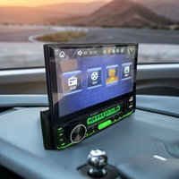 Autoradio stéréo 1 lecteur Din autoradio universel stéréo auto Bluetooth Con affichage Iphone écran tactile avec Bluetooth autoradio