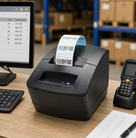 Printer Label Termal Makanan USB Bluetooth 203DPI 60mm Gprinter GP-2120TU untuk Label Tanggal Makanan dan Stiker Dapur