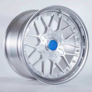 Juego de 2 Ruedas Bku 5x120 de 17, <span class=keywords><strong>18</strong></span> y 19 Pulgadas, <span class=keywords><strong>Llantas</strong></span> de Aleación con Cara Plateada para <span class=keywords><strong>BMW</strong></span> E30 E36 <span class=keywords><strong>E46</strong></span> E90 E91 E92 E93 F30 F80 F82 F87 RS2 - Product Image 1