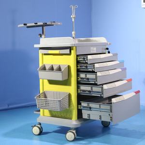 Med Instrument Trolley Chirurgische Dressing Trolley Noodkarren Voor Behandeling - Product Image 3