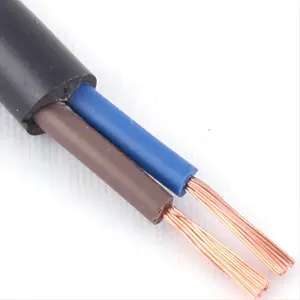 Harga terbaik Cina H05VV-F PVC fleksibel terisolasi kabel daya 2x6mm2